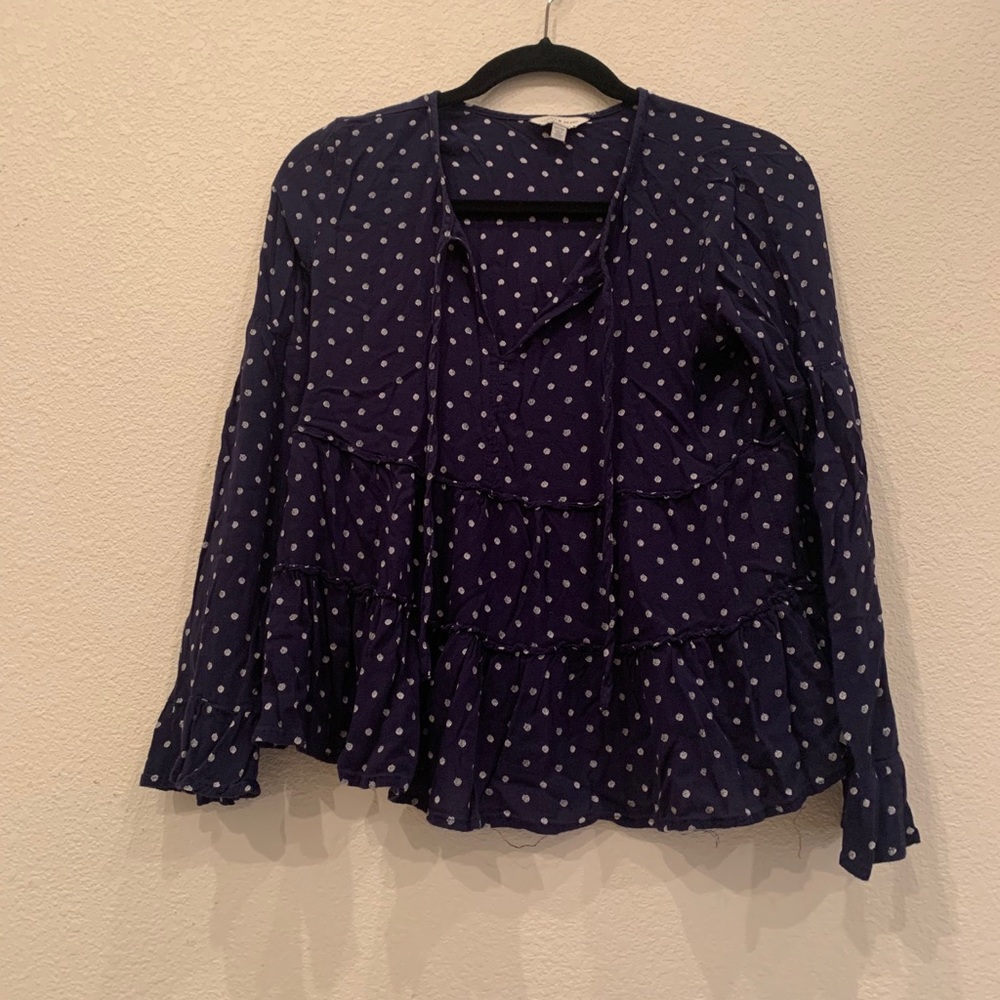 lucky brand ruffle top